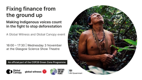 Fixing finance from the ground up - event invite card